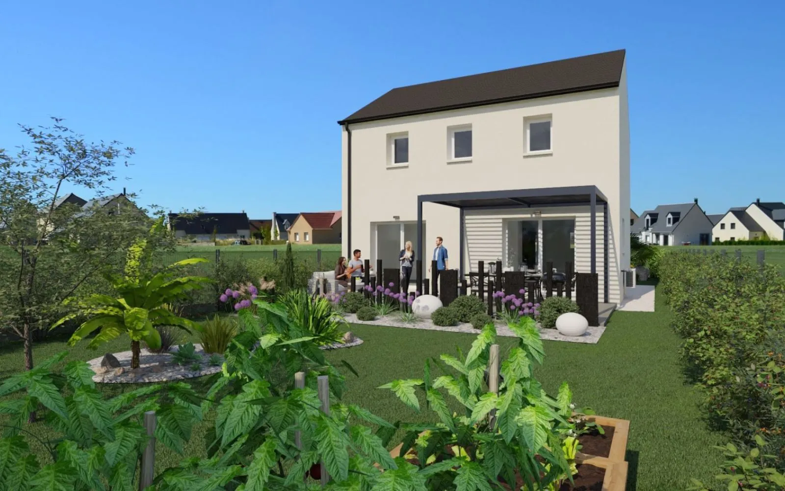 Projet de construction d'une maison 92 m² avec terrain à DINGE (35) à Dingé — photo 2