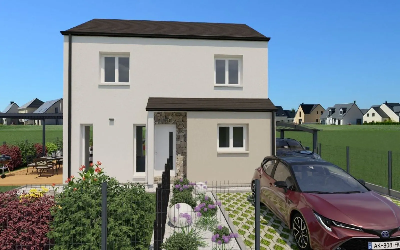 Projet de construction d'une maison 95 m² avec terrain à VAL-D'IZE (35) à Val-d'Izé — photo 1