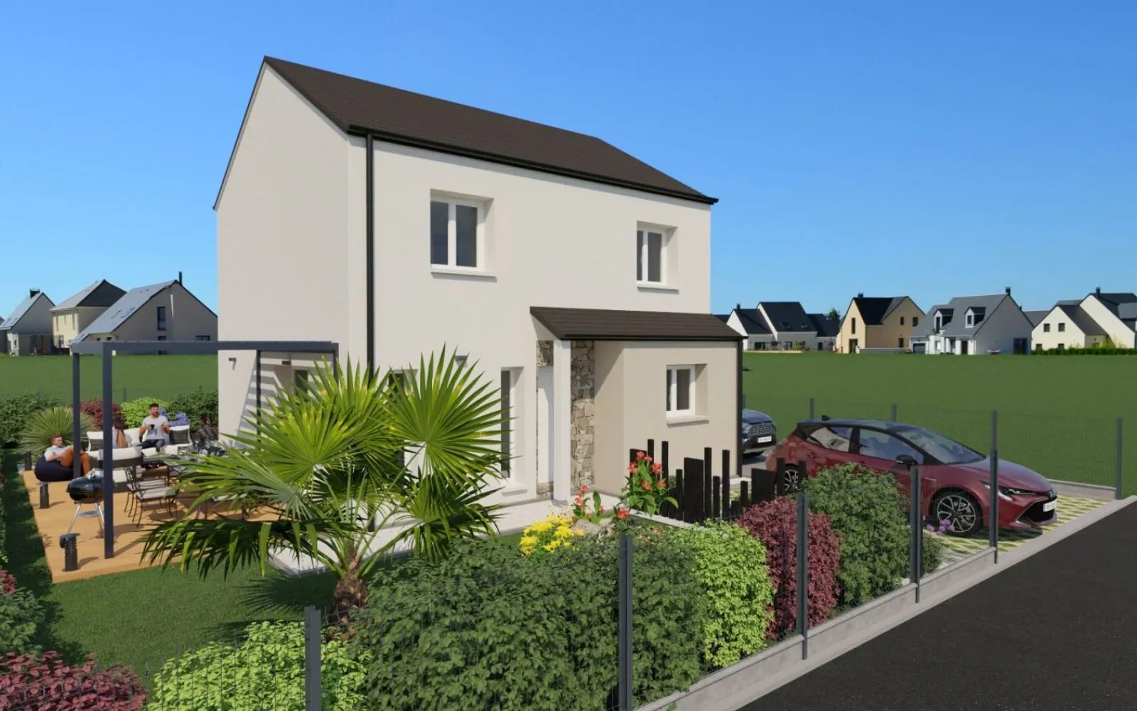 Projet de construction d'une maison 95 m² avec terrain à VAL-D'IZE (35) à Val-d'Izé — photo 2