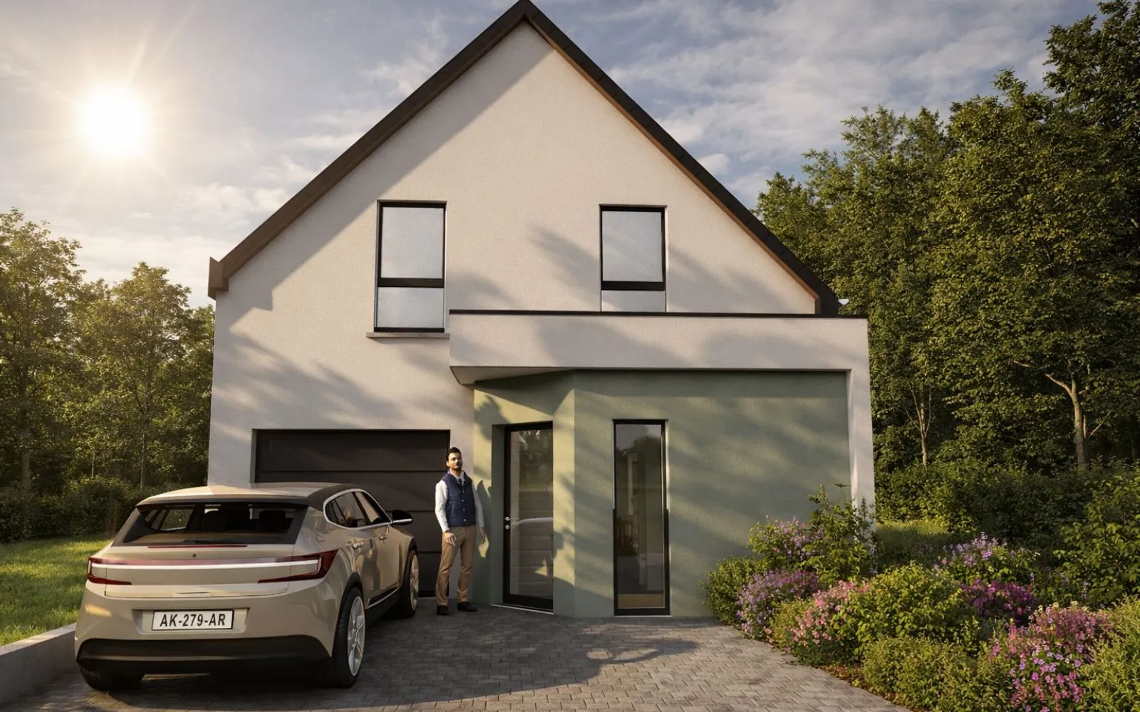 Projet de construction d'une maison 87 m² avec terrain à OSTHOFFEN (67) à Osthoffen — photo 1
