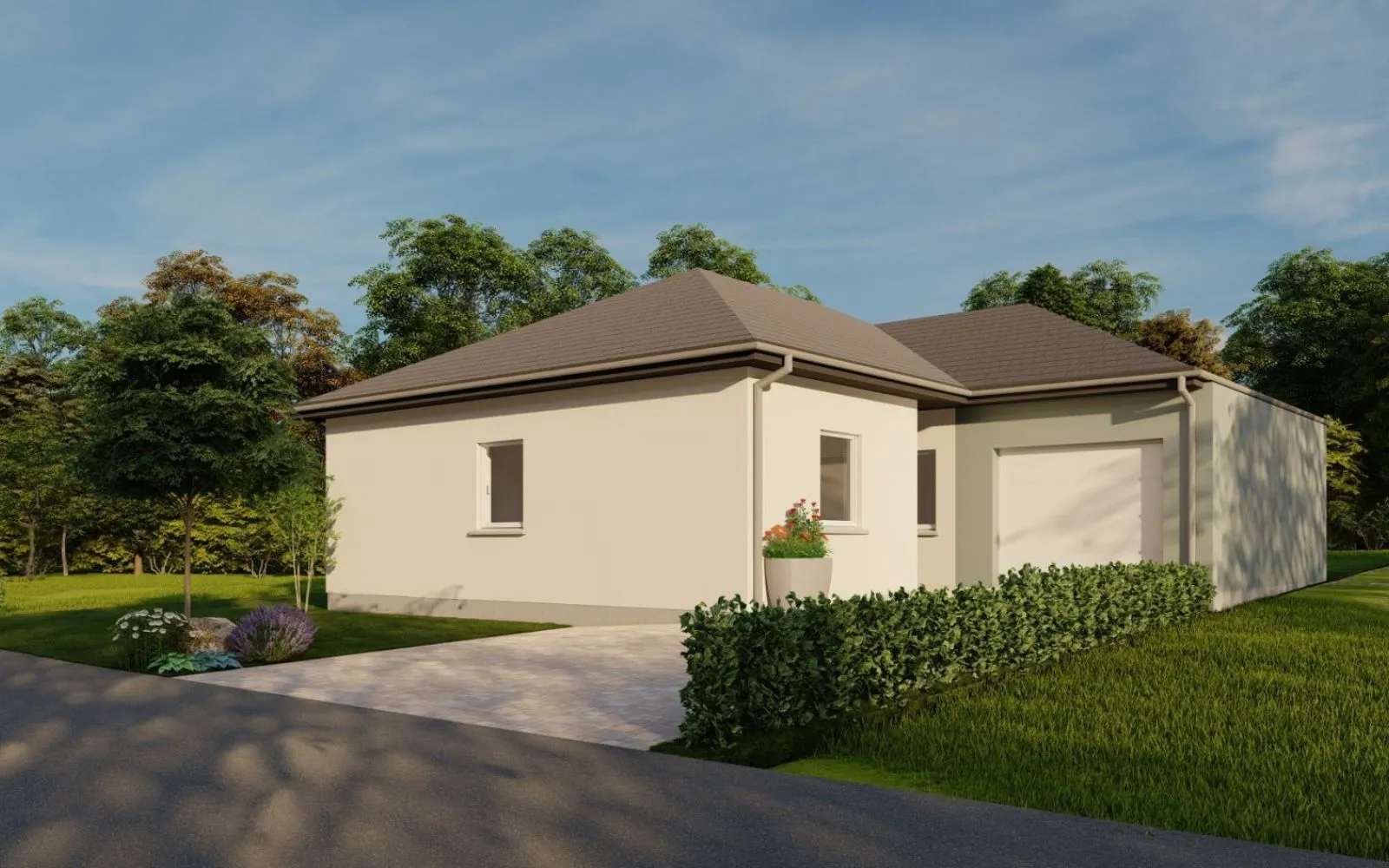 Projet de construction d'une maison plain pied de 96 m² avec terrain à GRIES (67) à Gries — photo 1