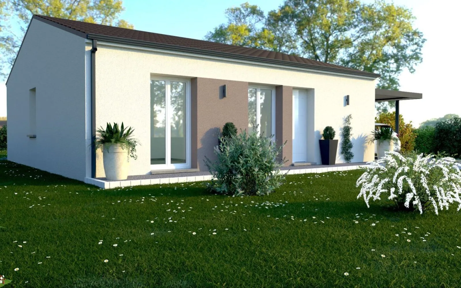 Projet de construction d'une maison 75 m² avec terrain à MAGNY-COURS (58) à Magny-Cours — photo 1