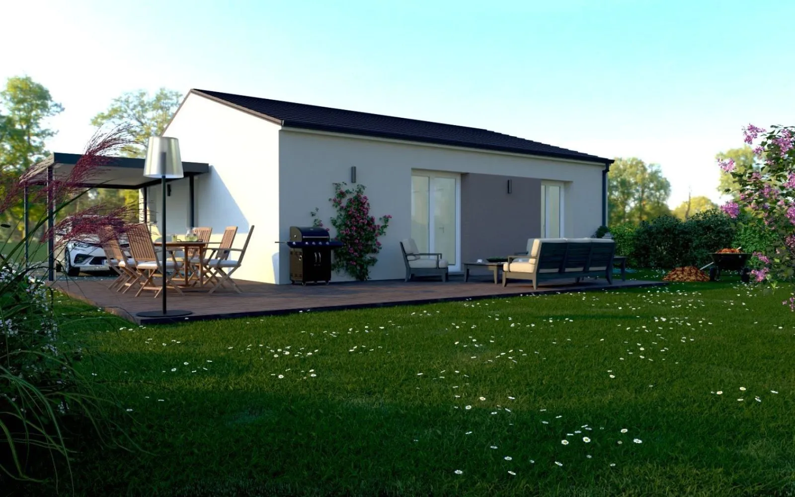 Projet de construction d'une maison 75 m² avec terrain à MAGNY-COURS (58) à Magny-Cours — photo 2