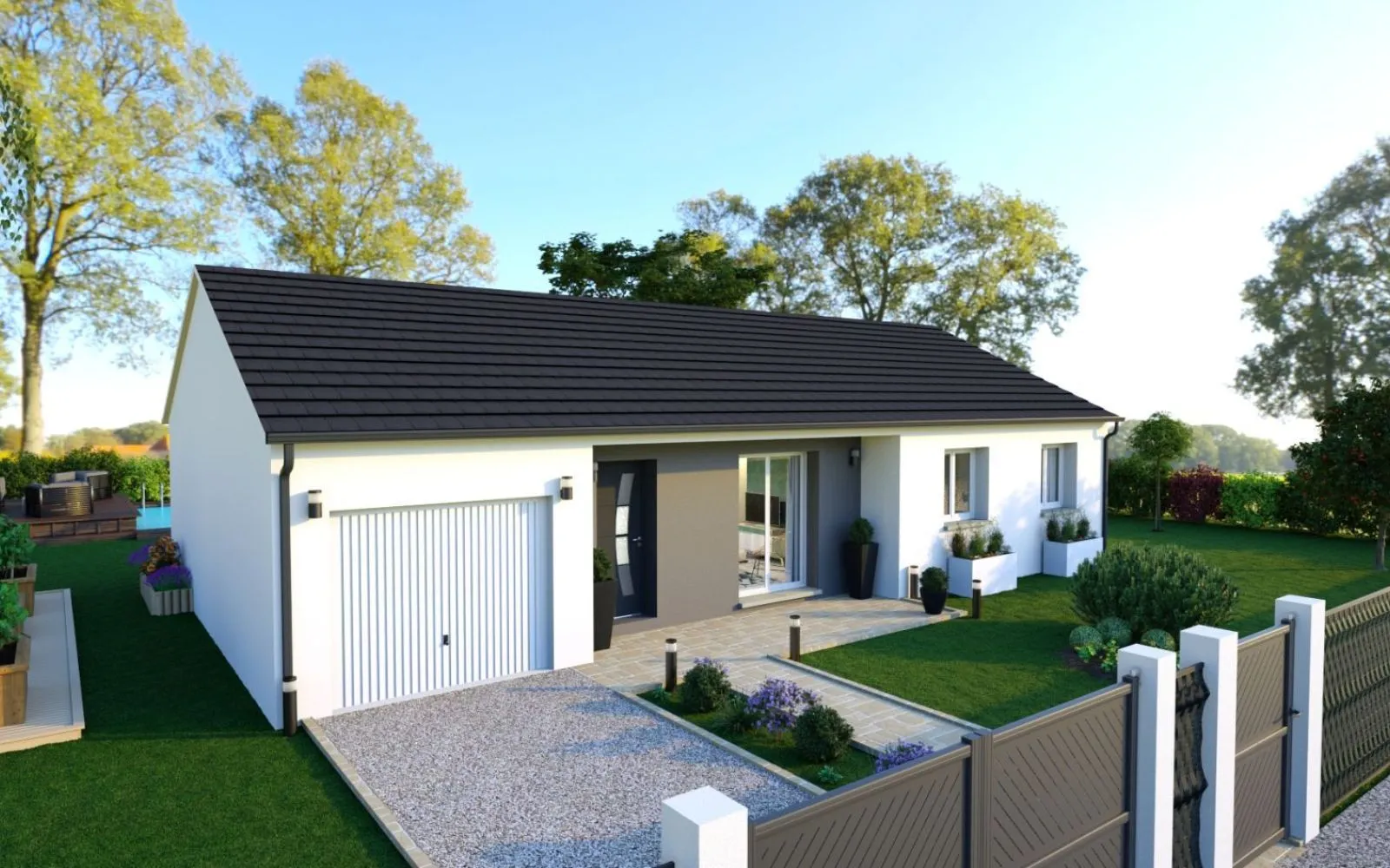 Projet de construction d'une maison 90 m² avec terrain à MAGNY-COURS (58) à Magny-Cours — photo 1