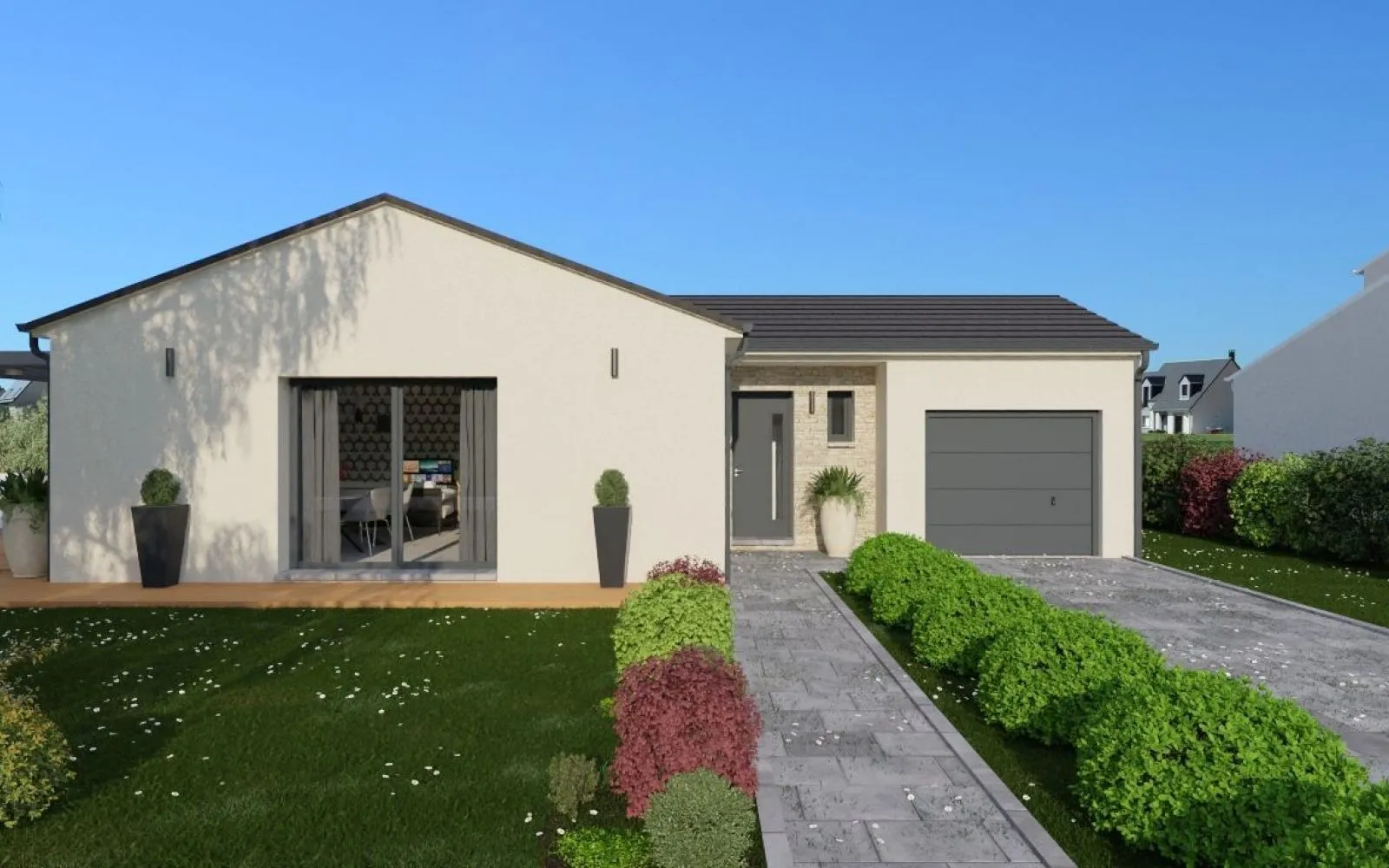Projet de construction d'une maison 101 m² avec terrain à MAGNY-COURS (58) à Magny-Cours — photo 1
