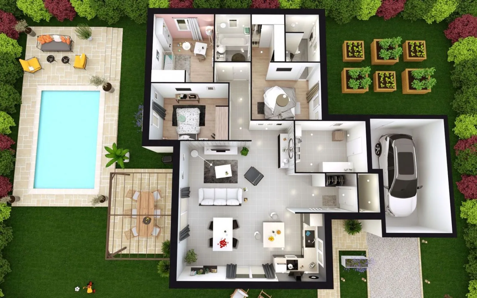 Projet de construction d'une maison 101 m² avec terrain à MAGNY-COURS (58) à Magny-Cours — photo 5