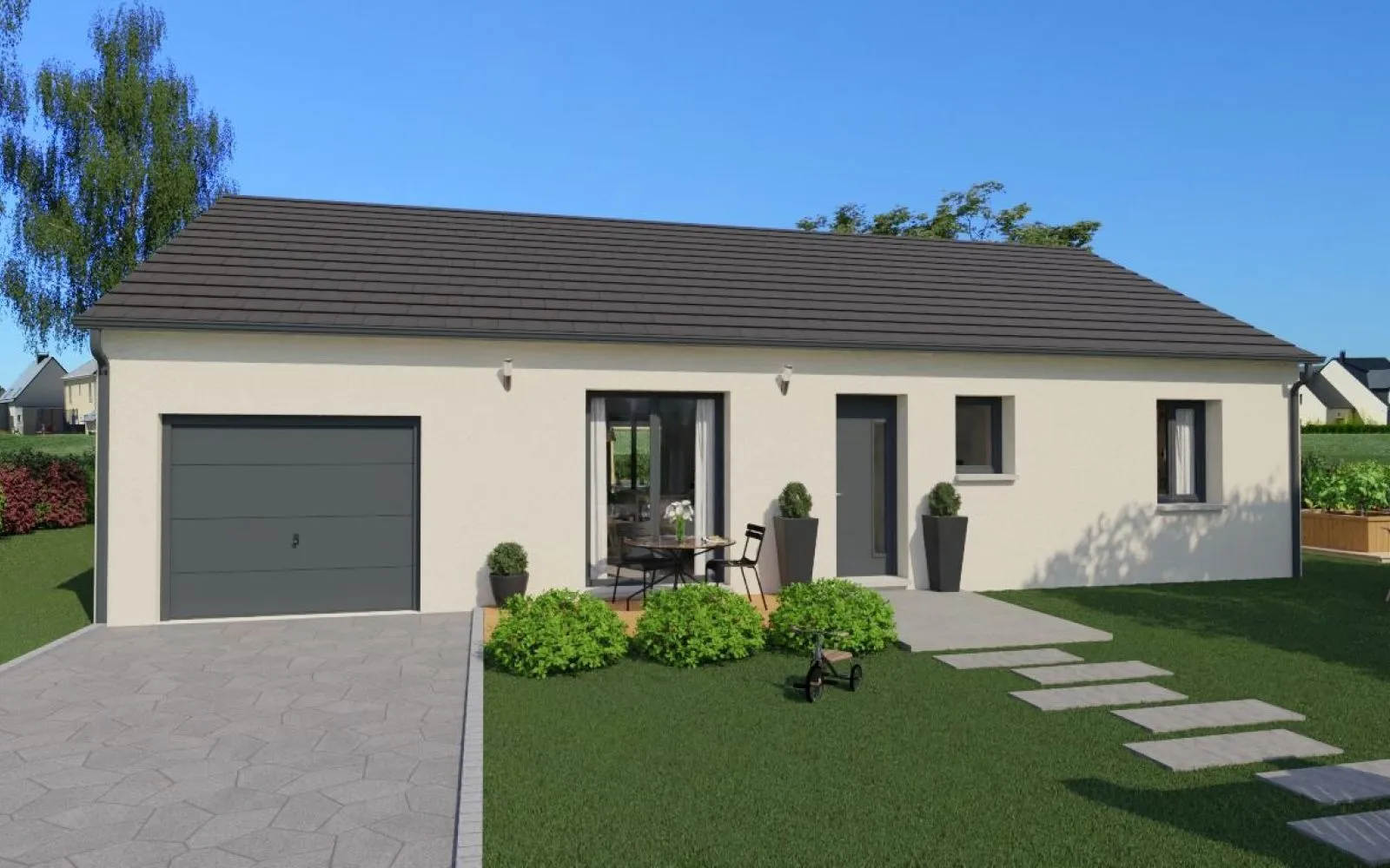 Projet de construction d'une maison 90 m² avec terrain à MAGNY-COURS (58) à Magny-Cours — photo 1