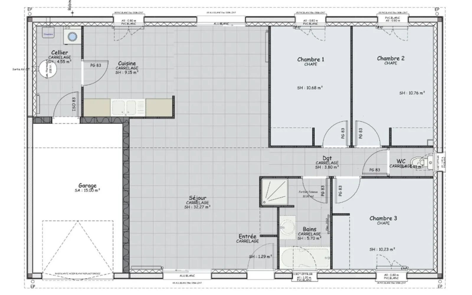 Projet de construction d'une maison 90 m² avec terrain à MAGNY-COURS (58) à Magny-Cours — photo 9