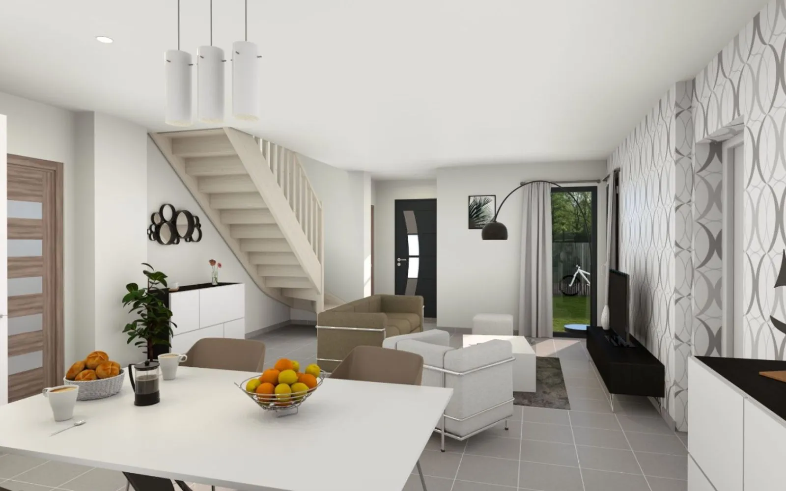 Projet de construction d'une maison 99 m² avec terrain à AUBIERE (63) à Aubière — photo 3