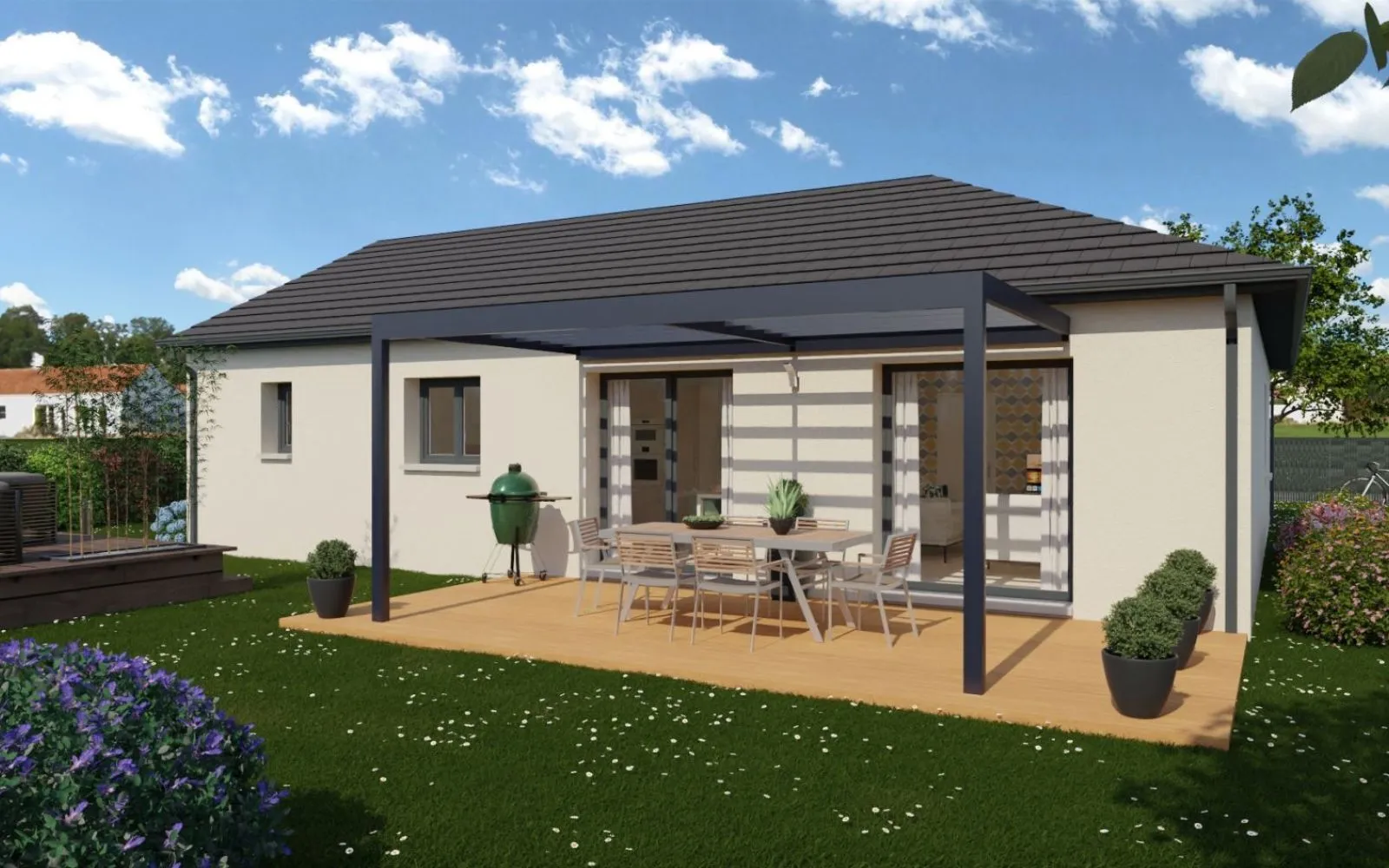 Projet de construction d'une maison 96 m² avec terrain à MAGNY-COURS (58) à Magny-Cours — photo 2