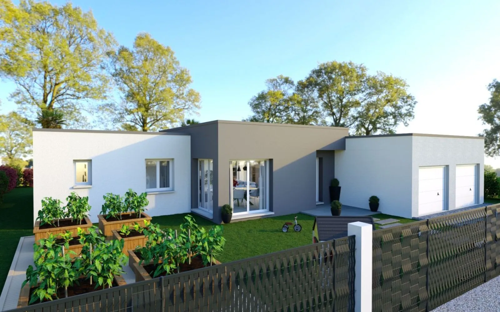 Projet de construction d'une maison 102 m² avec terrain à AUBIERE (63) à Aubière — photo 1
