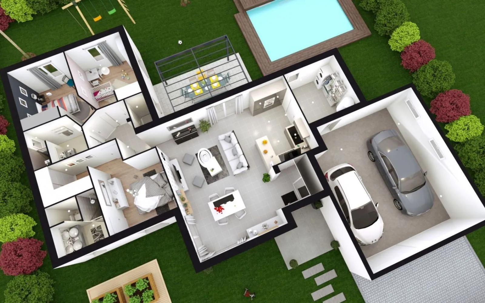 Projet de construction d'une maison 102 m² avec terrain à AUBIERE (63) à Aubière — photo 4