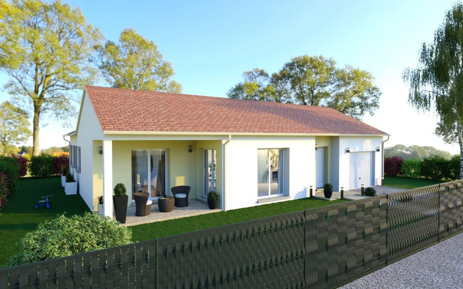 Projet de construction d'une maison 99 m² avec terrain à MAGNY-COURS (58) à Magny-Cours — photo 1