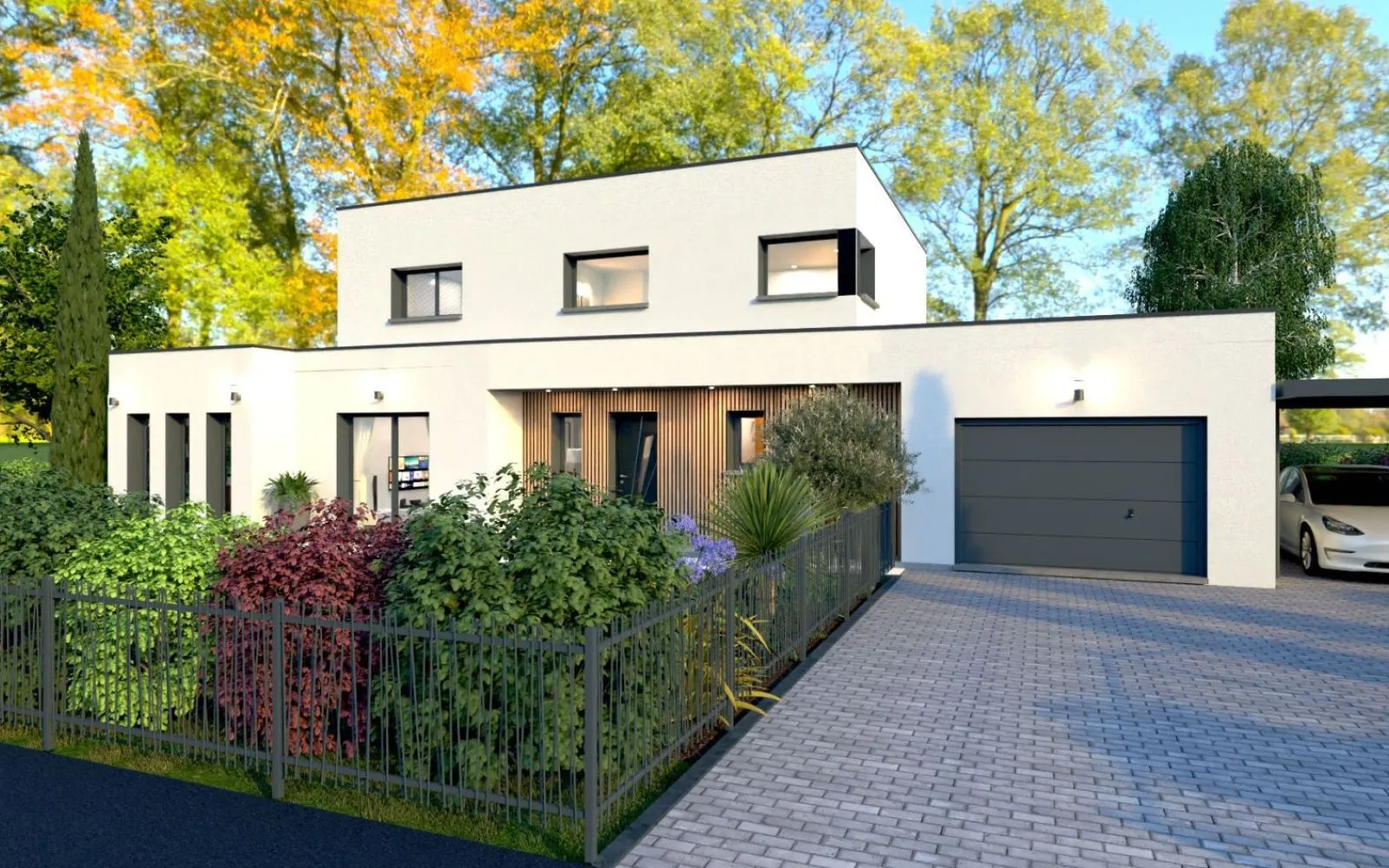 Projet de construction d'une maison 172 m² avec terrain à VILLEFRANCHE-SUR-SAONE (69) à Villefranche-sur-Saône — photo 1