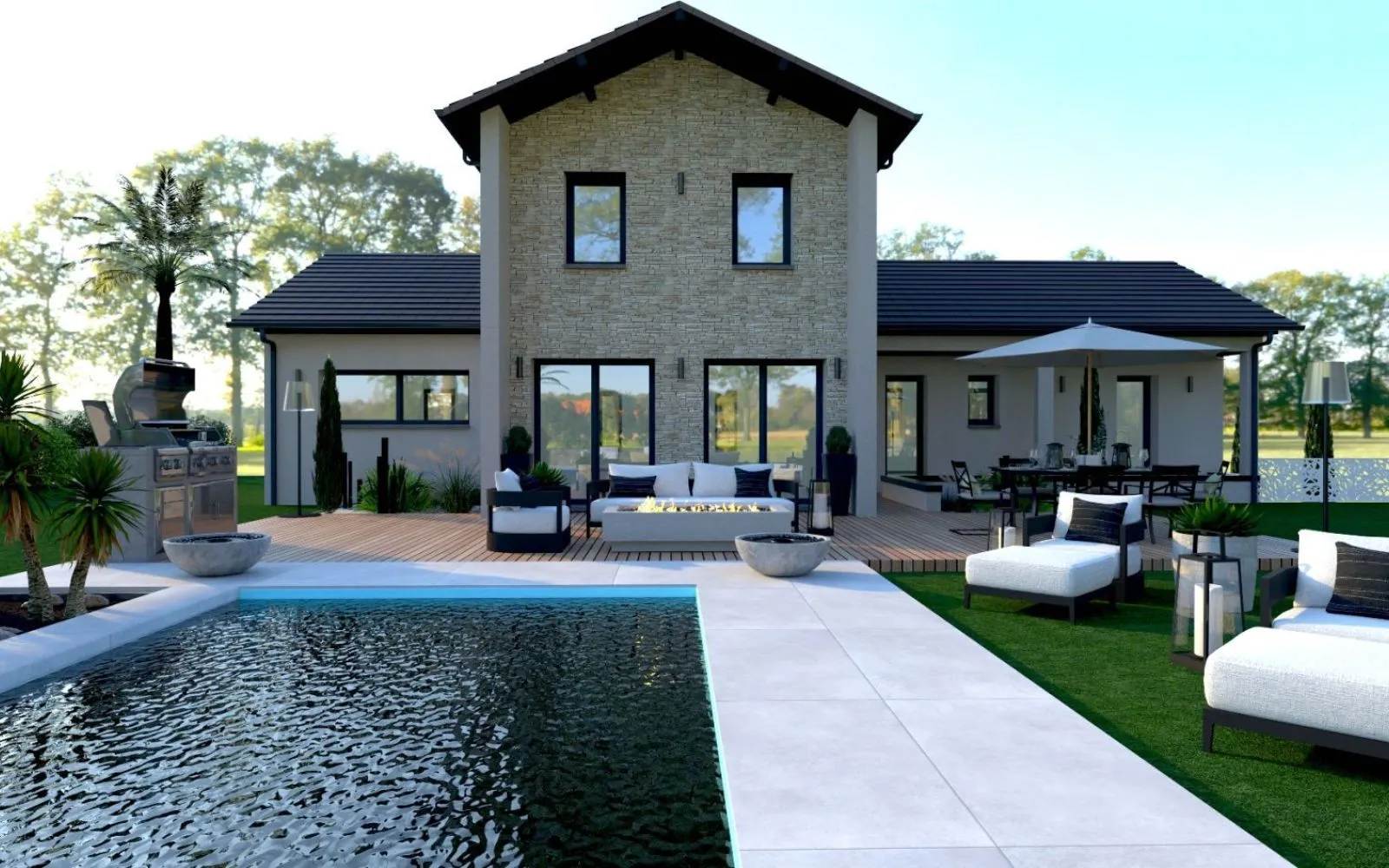 Projet de construction d'une maison 156 m² avec terrain à MAGNY-COURS (58) à Magny-Cours — photo 1