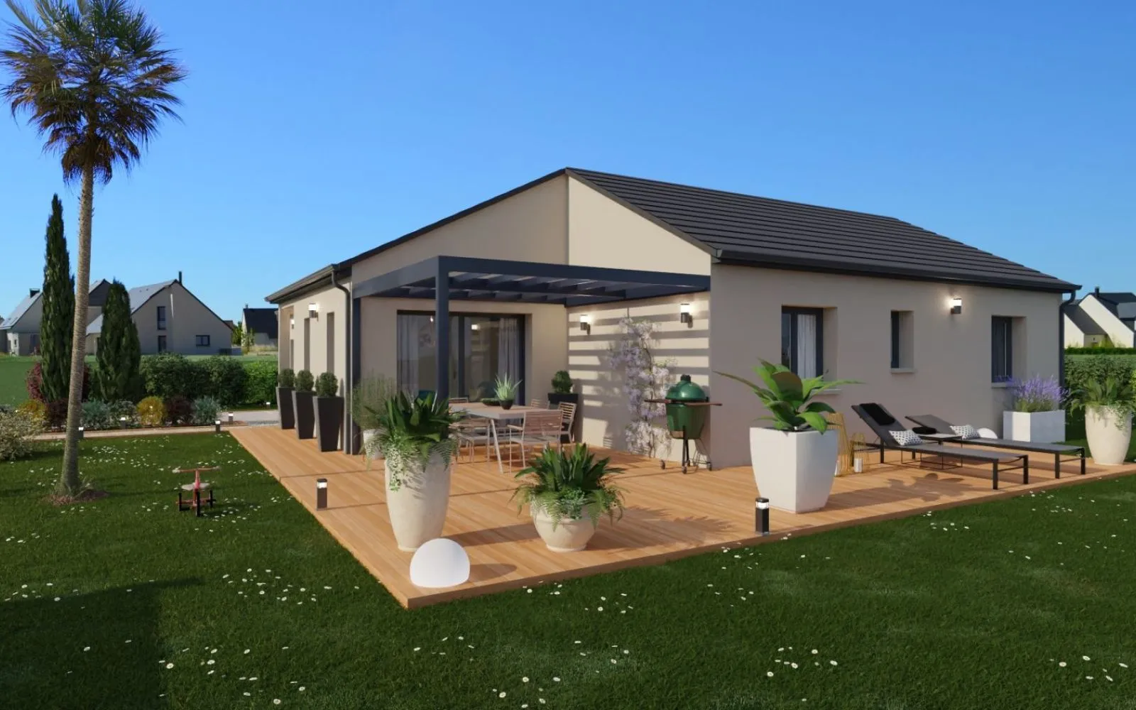 Projet de construction d'une maison 91 m² avec terrain à MAGNY-COURS (58) à Magny-Cours — photo 2