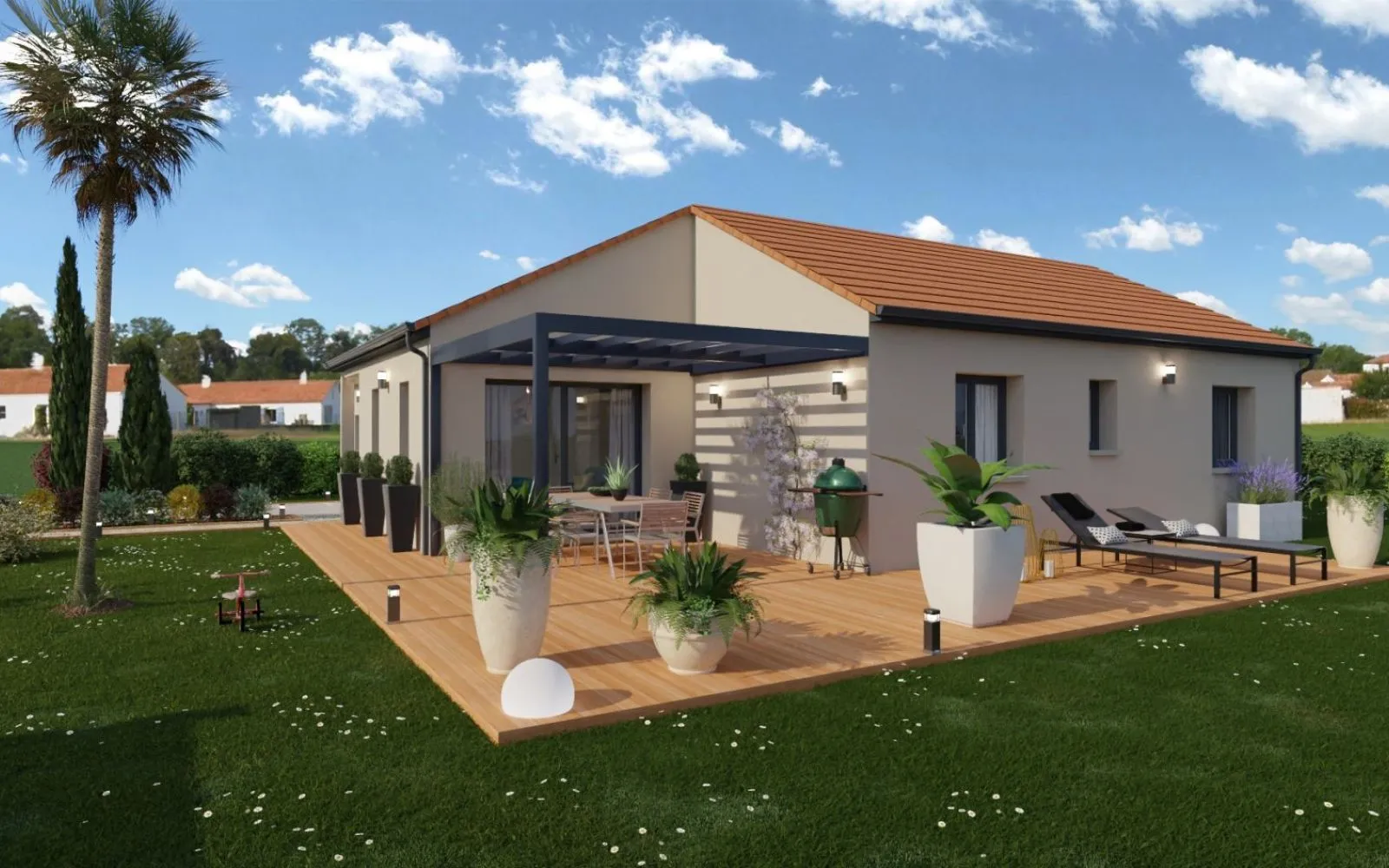 Projet de construction d'une maison 91 m² avec terrain à MAGNY-COURS (58) à Magny-Cours — photo 2
