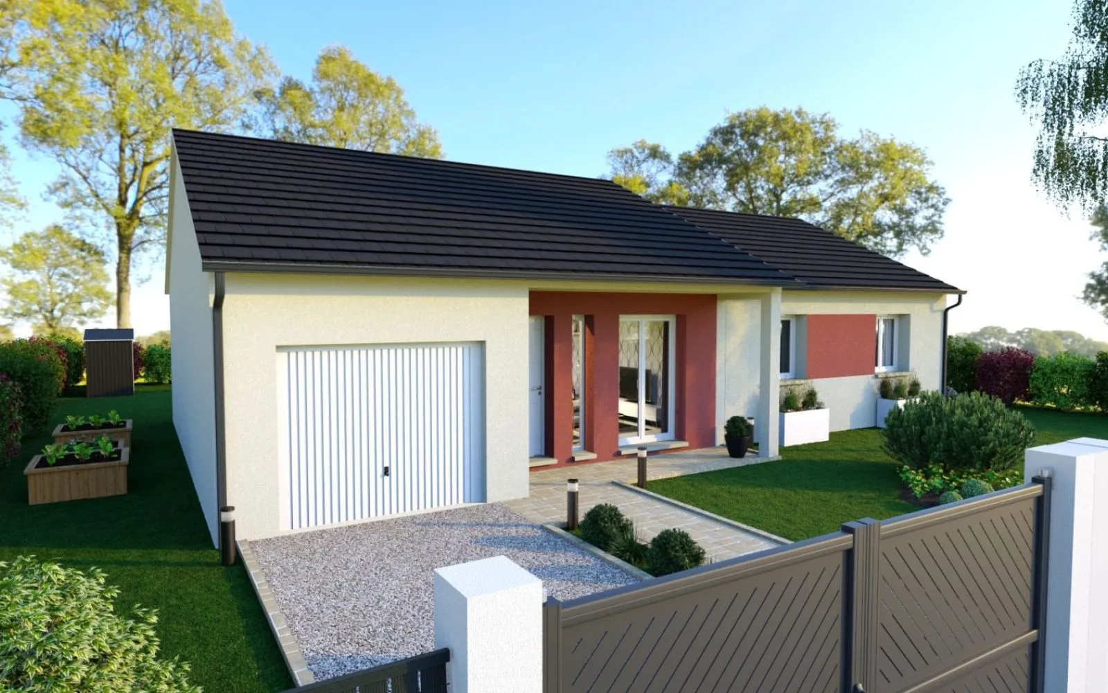Projet de construction d'une maison 90 m² avec terrain à MAGNY-COURS (58) à Magny-Cours — photo 1
