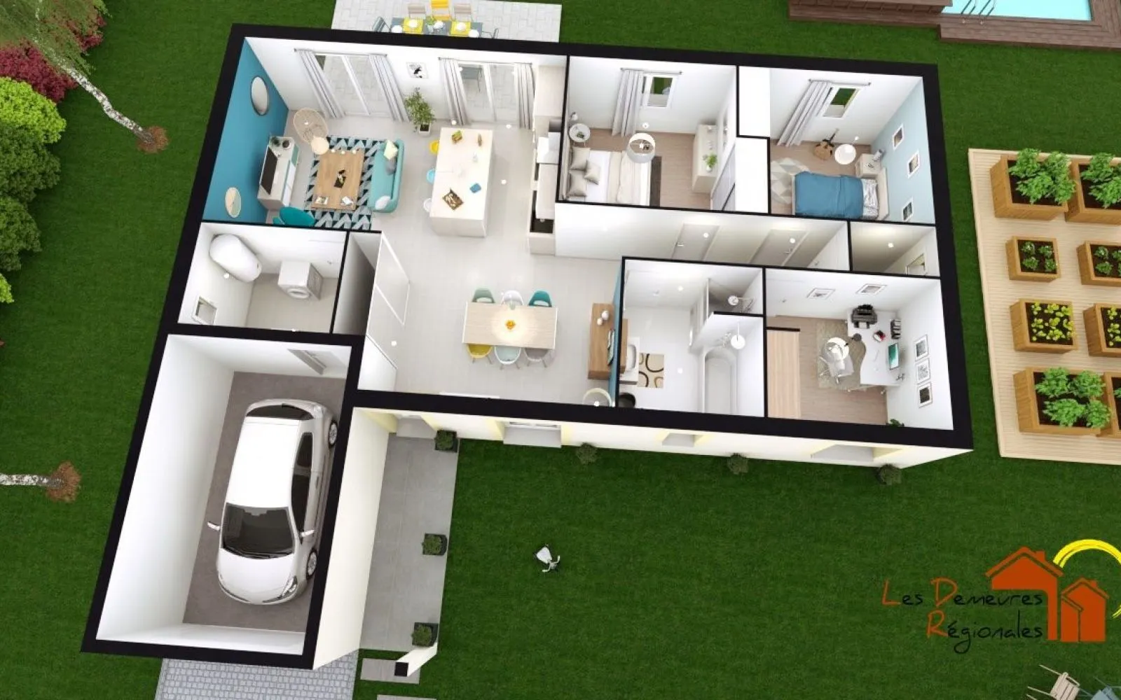 Projet de construction d'une maison 94 m² avec terrain à MAGNY-COURS (58) à Magny-Cours — photo 4