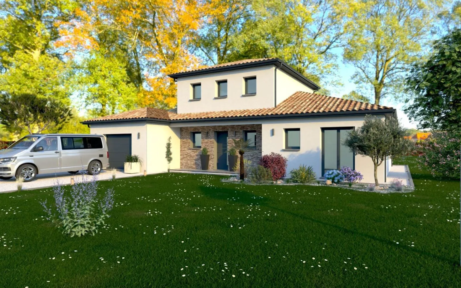 Projet de construction d'une maison 131 m² avec terrain à AUBIERE (63) à Aubière — photo 1