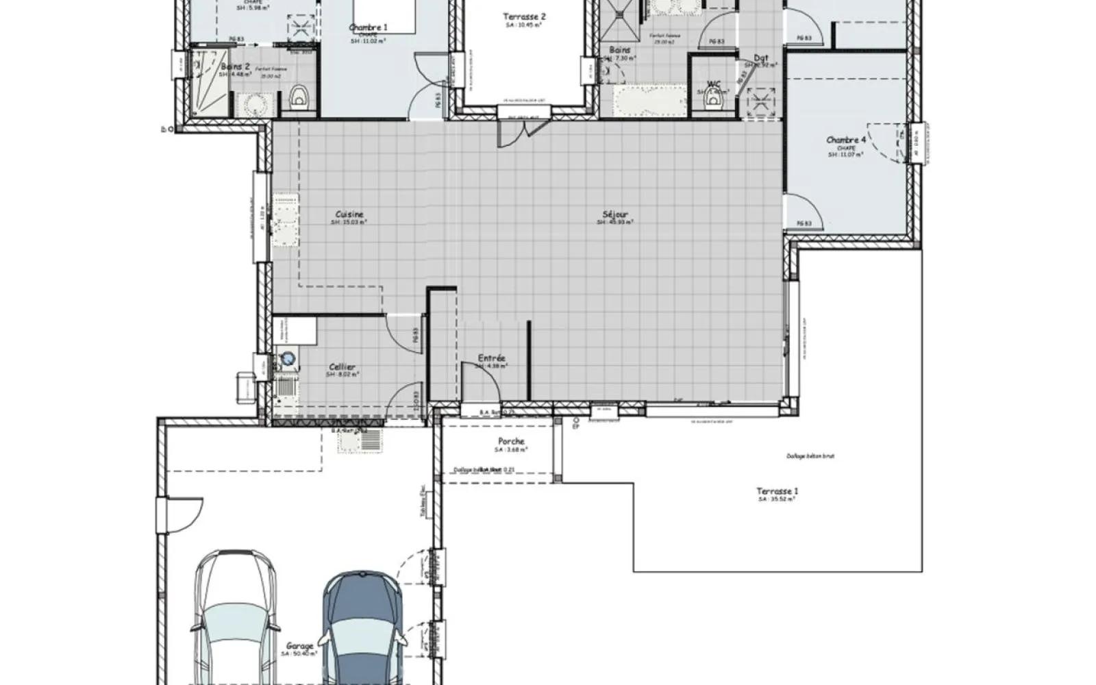 Projet de construction d'une maison 140 m² avec terrain à MAGNY-COURS (58) à Magny-Cours — photo 2