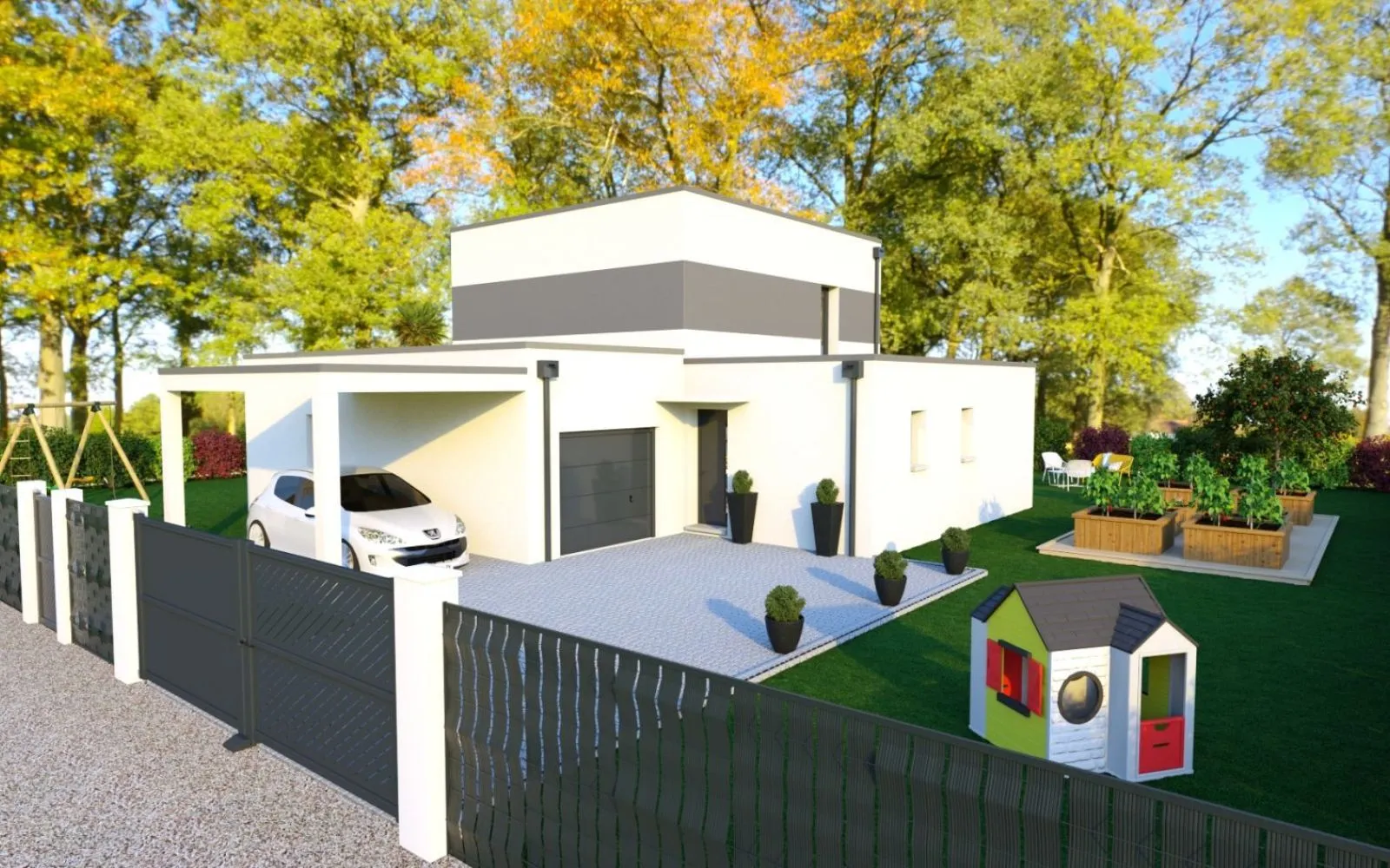 Projet de construction d'une maison 117 m² avec terrain à MAGNY-COURS (58) à Magny-Cours — photo 1