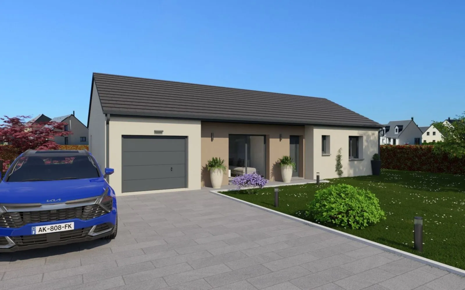 Projet de construction d'une maison 98 m² avec terrain à MAGNY-COURS (58) à Magny-Cours — photo 1