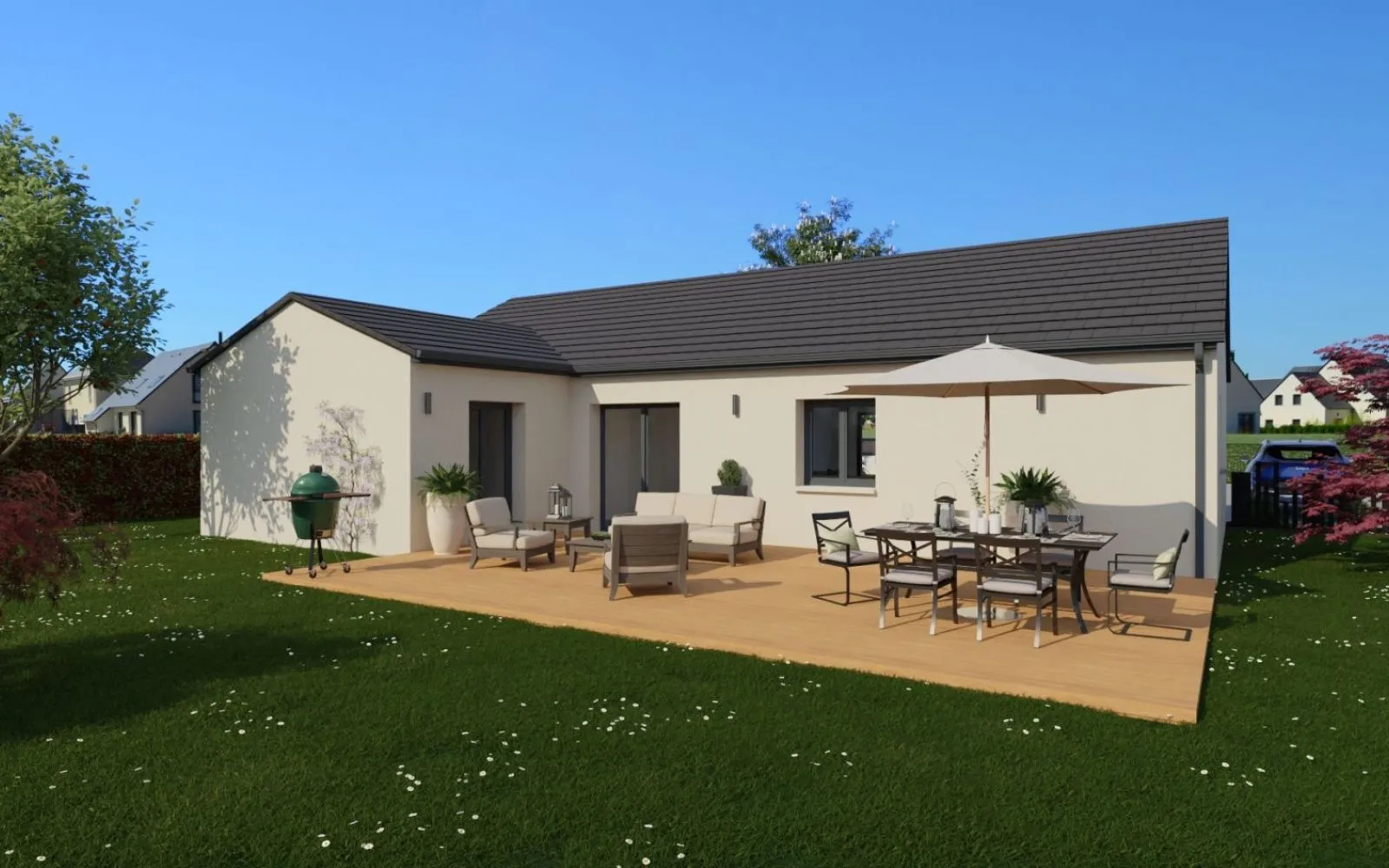 Projet de construction d'une maison 98 m² avec terrain à MAGNY-COURS (58) à Magny-Cours — photo 3