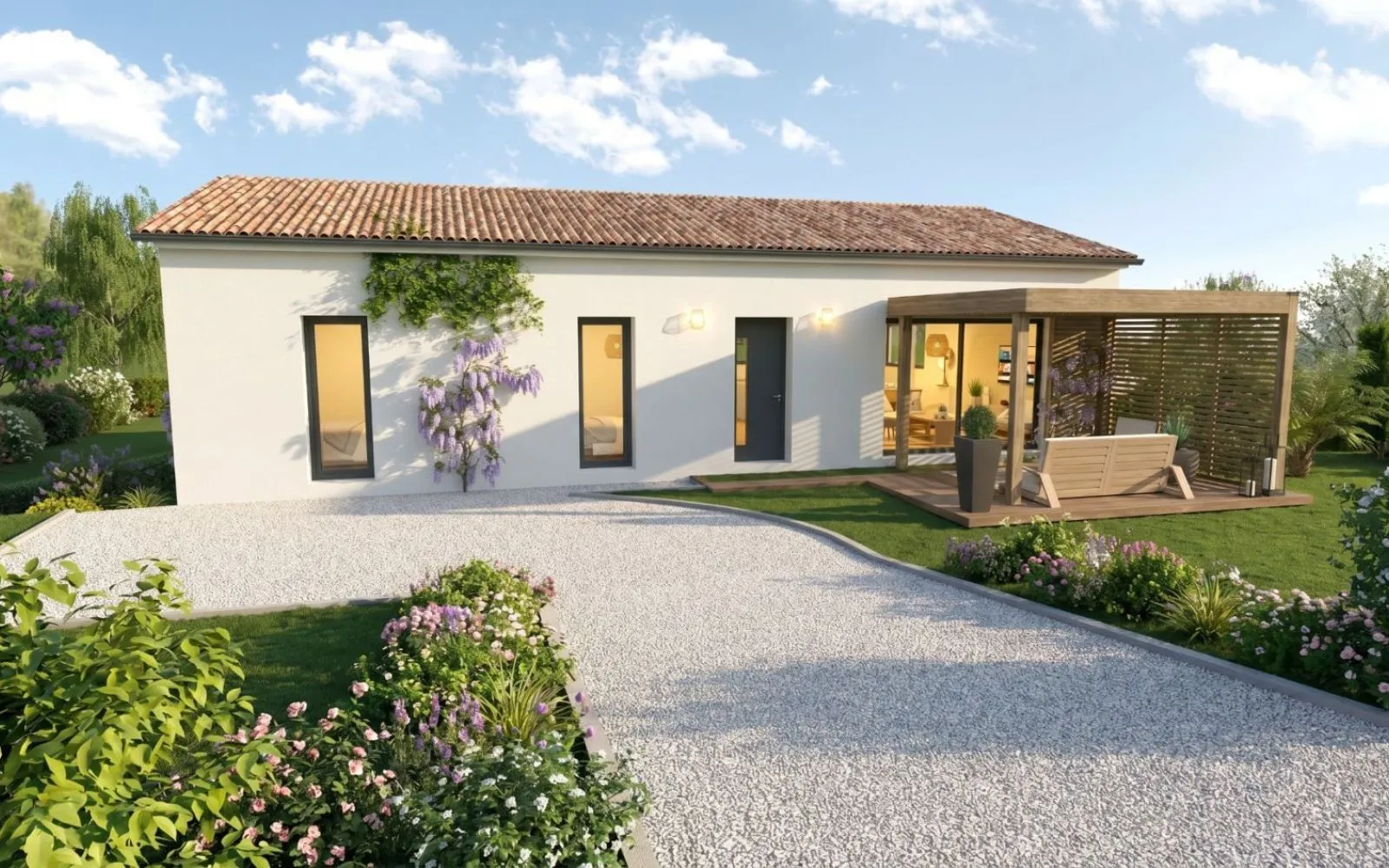 Projet de construction d'une maison 95 m² avec terrain à CHANCELADE (24) à Chancelade — photo 1