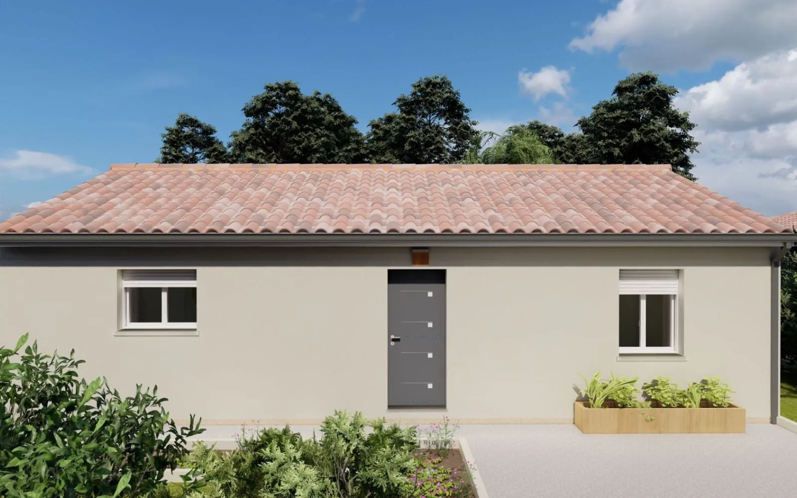 Projet de construction d'une maison 75.02 m² avec terrain à SAINT-CAPRAISE-D'EYMET (24) à Saint-Capraise-d'Eymet — photo 2