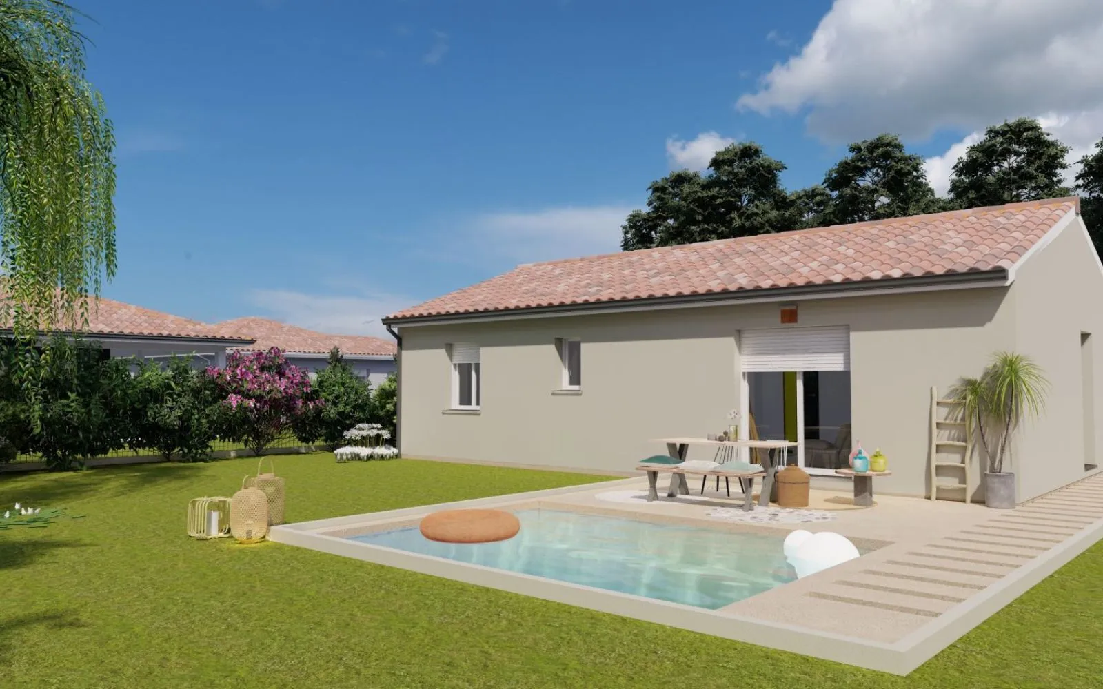 Projet de construction d'une maison 75.02 m² avec terrain à SAINT-CAPRAISE-D'EYMET (24) à Saint-Capraise-d'Eymet — photo 4
