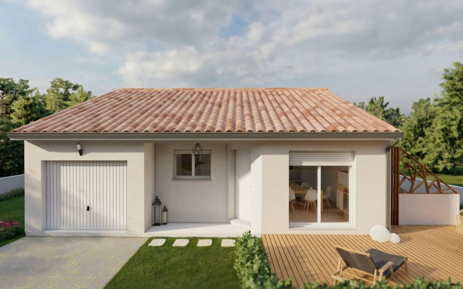 Projet de construction d'une maison 80.88 m² avec terrain à LA FORCE (24) à La Force — photo 1