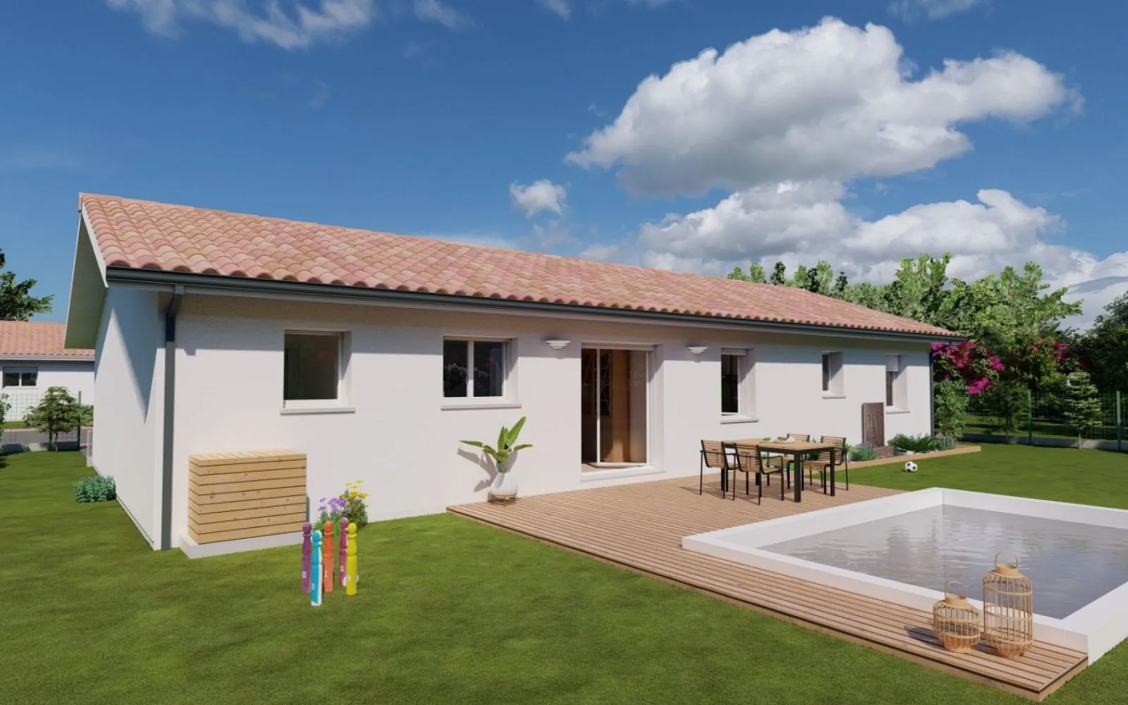 Projet de construction d'une maison 103.98 m² avec terrain à SAINT-JUST-LE-MARTEL (87) à Saint-Just-le-Martel — photo 4