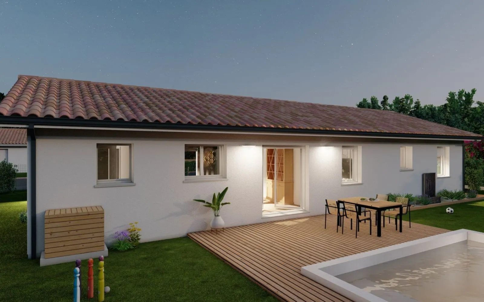 Projet de construction d'une maison 103.98 m² avec terrain à SAINT-JUST-LE-MARTEL (87) à Saint-Just-le-Martel — photo 6