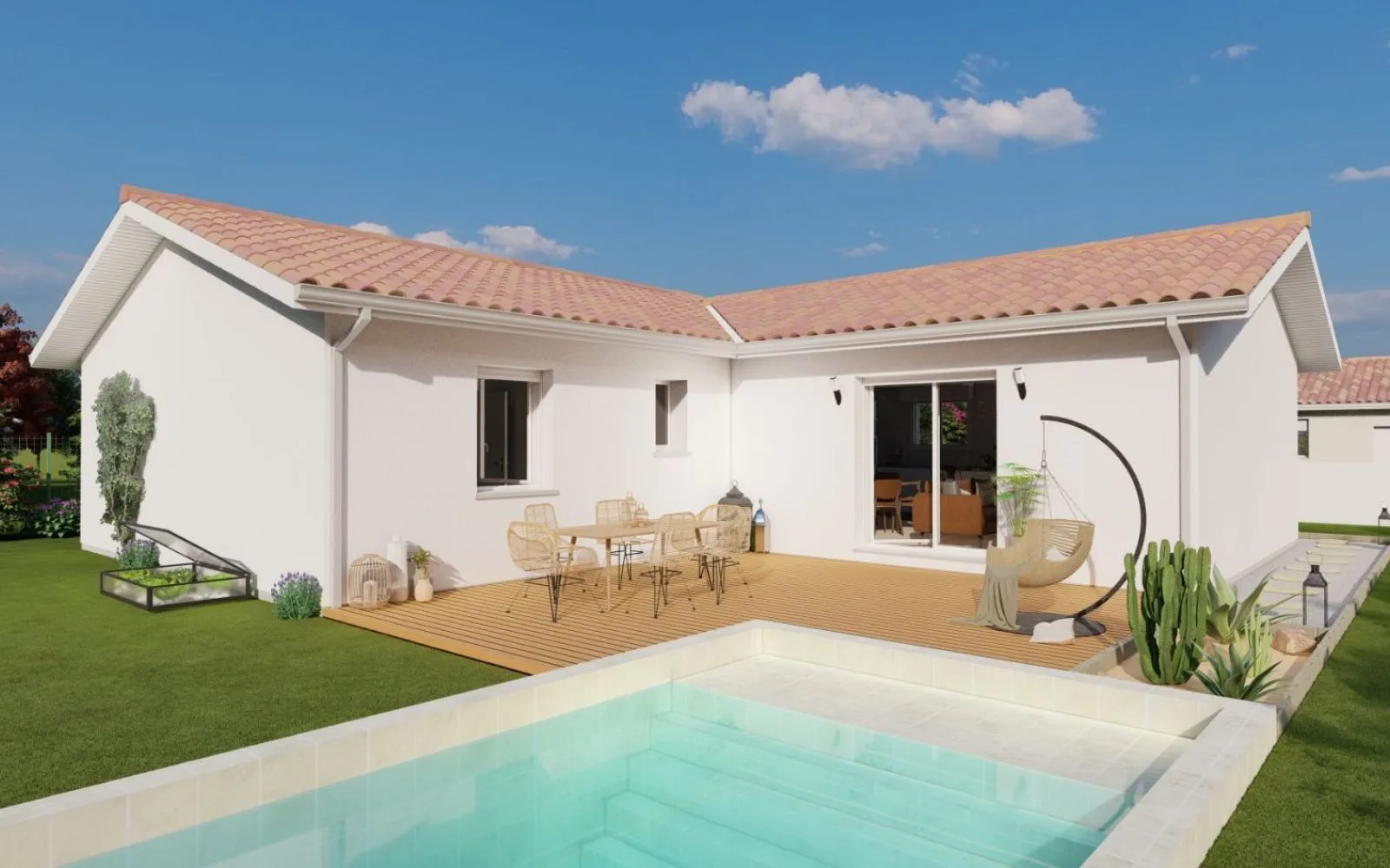 Projet de construction d'une maison 94.24 m² avec terrain à GINESTET (24) à Ginestet — photo 4