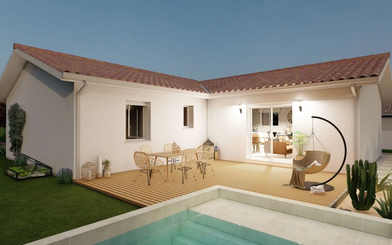Projet de construction d'une maison 94.24 m² avec terrain à GINESTET (24) à Ginestet — photo 8