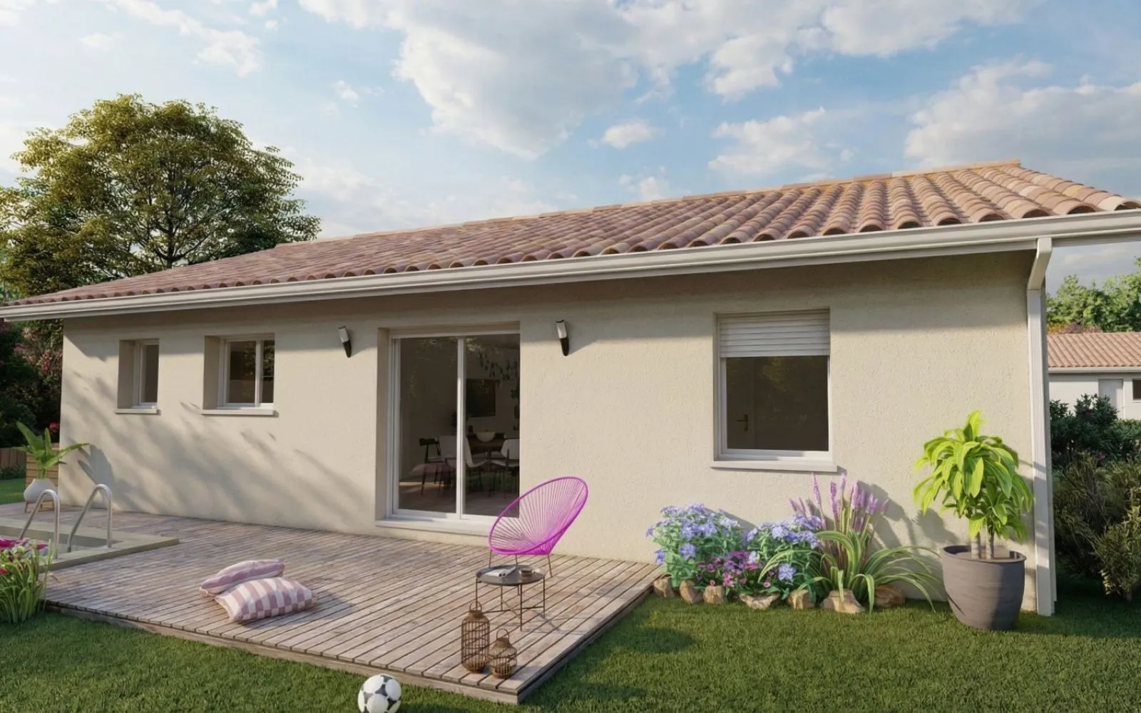 Projet de construction d'une maison 75 m² avec terrain à ORADOUR-SUR-GLANE (87) à Oradour-sur-Glane — photo 2