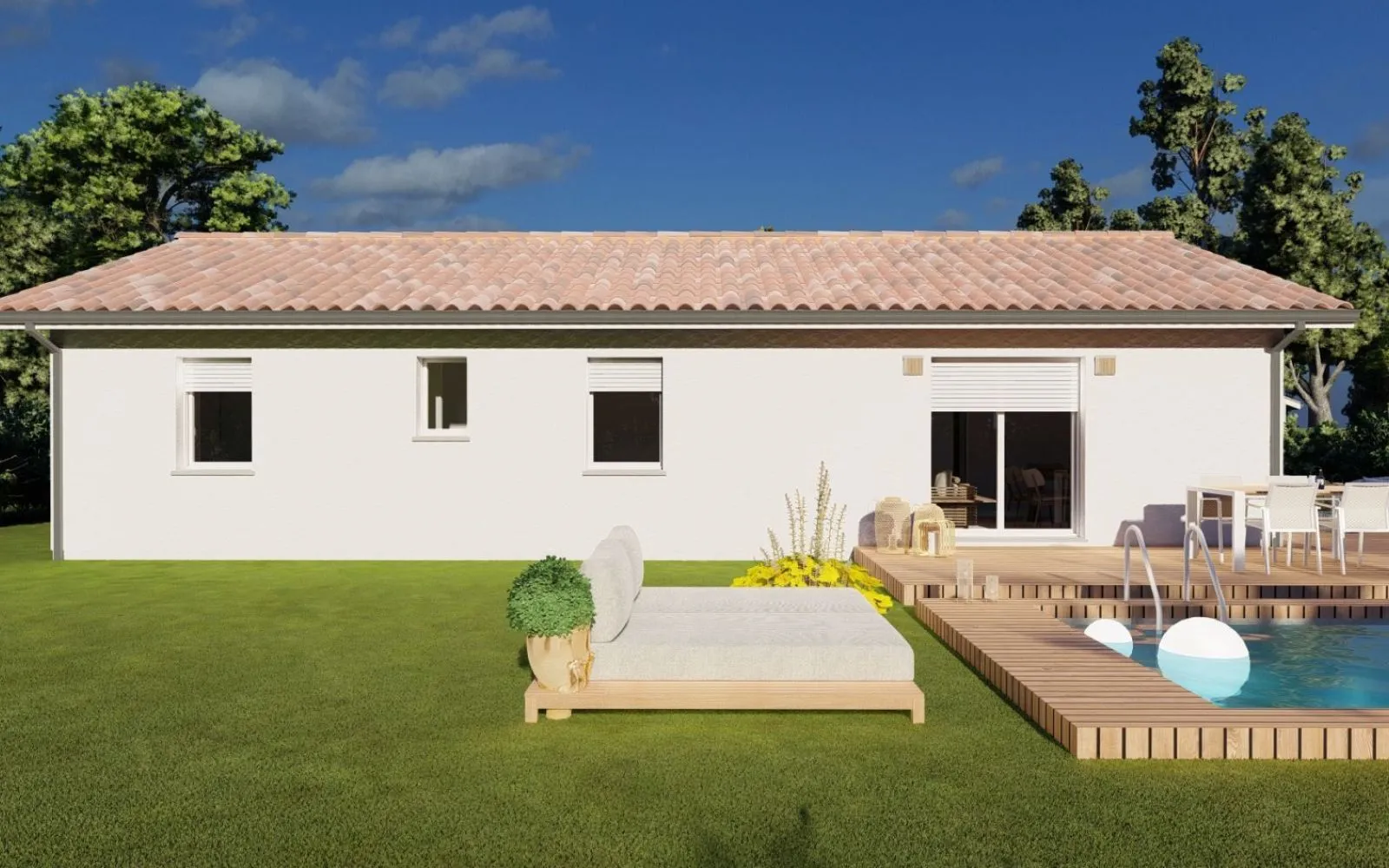 Projet de construction d'une maison 99.28 m² avec terrain à FRAISSE (24) à Fraisse — photo 4