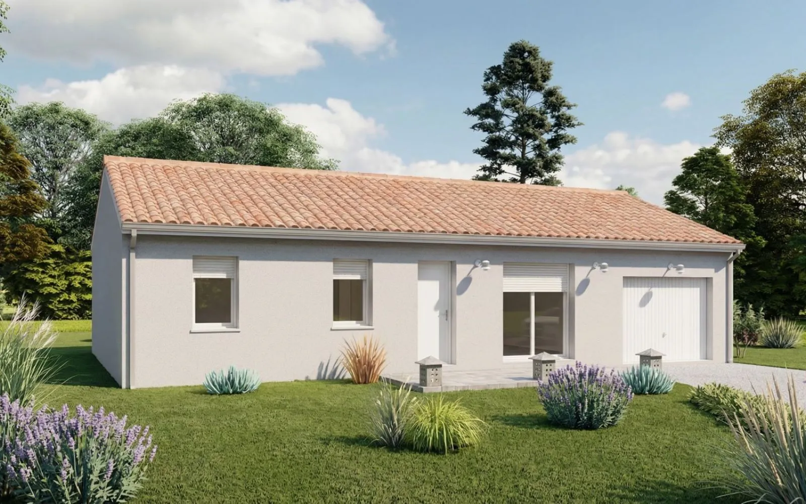 Projet de construction d'une maison 95.01 m² avec terrain à ORADOUR-SUR-GLANE (87) à Oradour-sur-Glane — photo 1