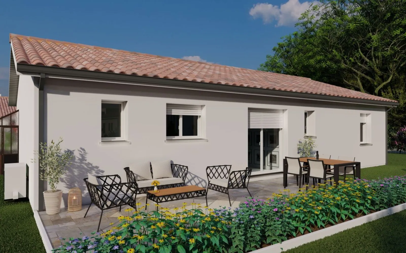 Projet de construction d'une maison 95.01 m² avec terrain à ORADOUR-SUR-GLANE (87) à Oradour-sur-Glane — photo 3