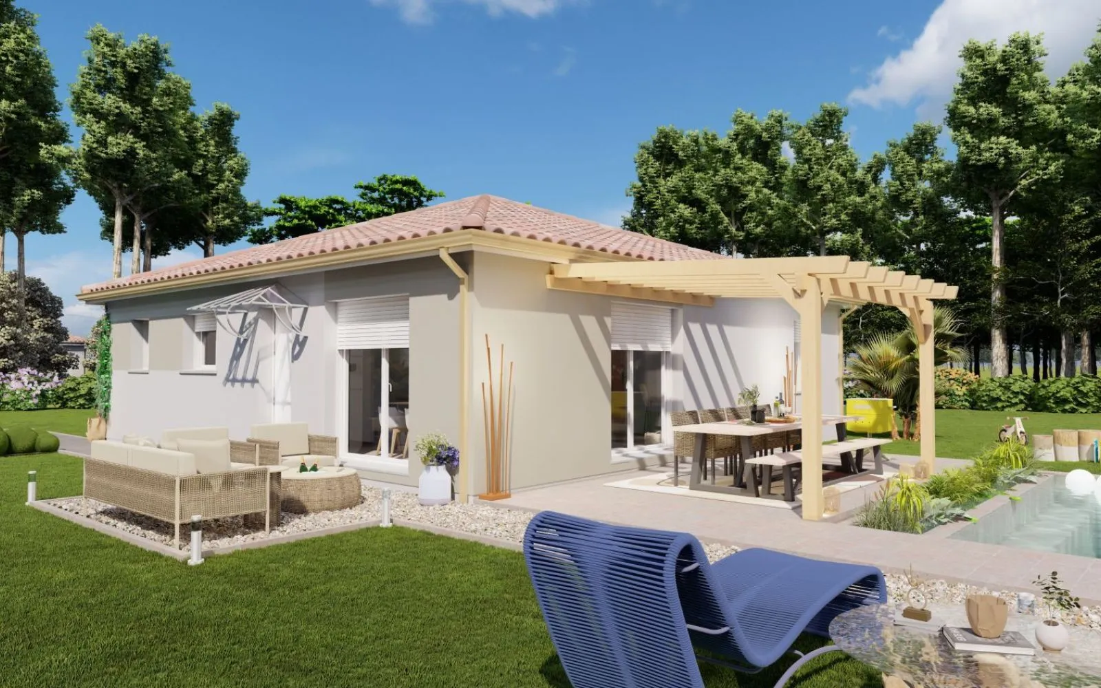 Projet de construction d'une maison 93.8 m² avec terrain à MOULEYDIER (24) à Mouleydier — photo 3