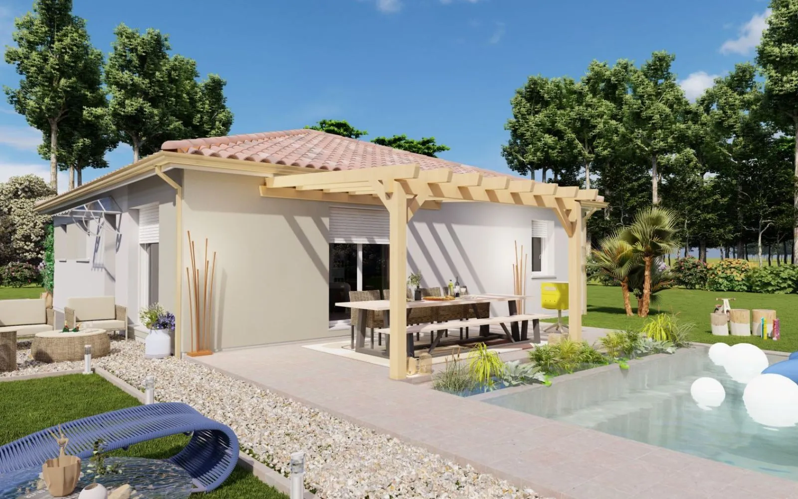 Projet de construction d'une maison 93.8 m² avec terrain à MOULEYDIER (24) à Mouleydier — photo 5