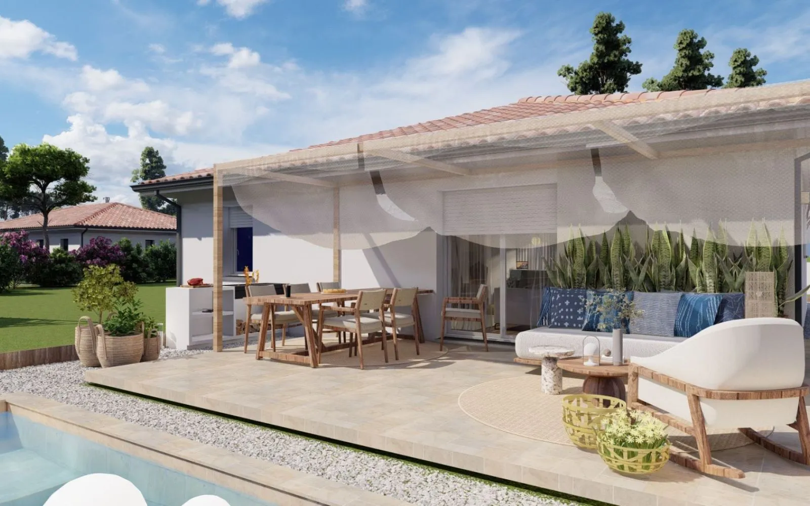 Projet de construction d'une maison 93.86 m² avec terrain à LA FORCE (24) à La Force — photo 3
