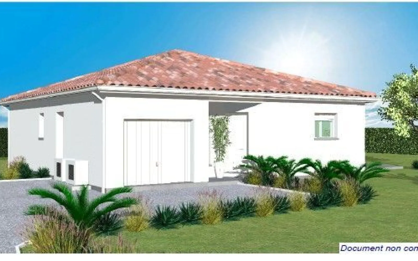 Projet de construction d'une maison 89 m² avec terrain à COLOMBIER (24) à Colombier — photo 1