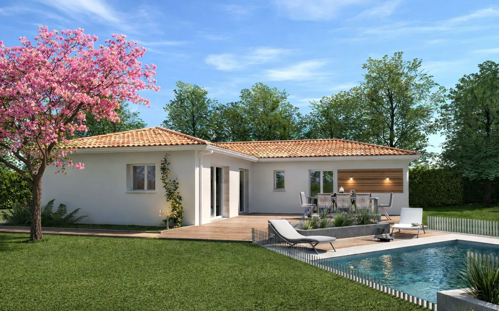 Projet de construction d'une maison 100 m² avec terrain à ROQUESERIERE (31) à Roquesérière — photo 3