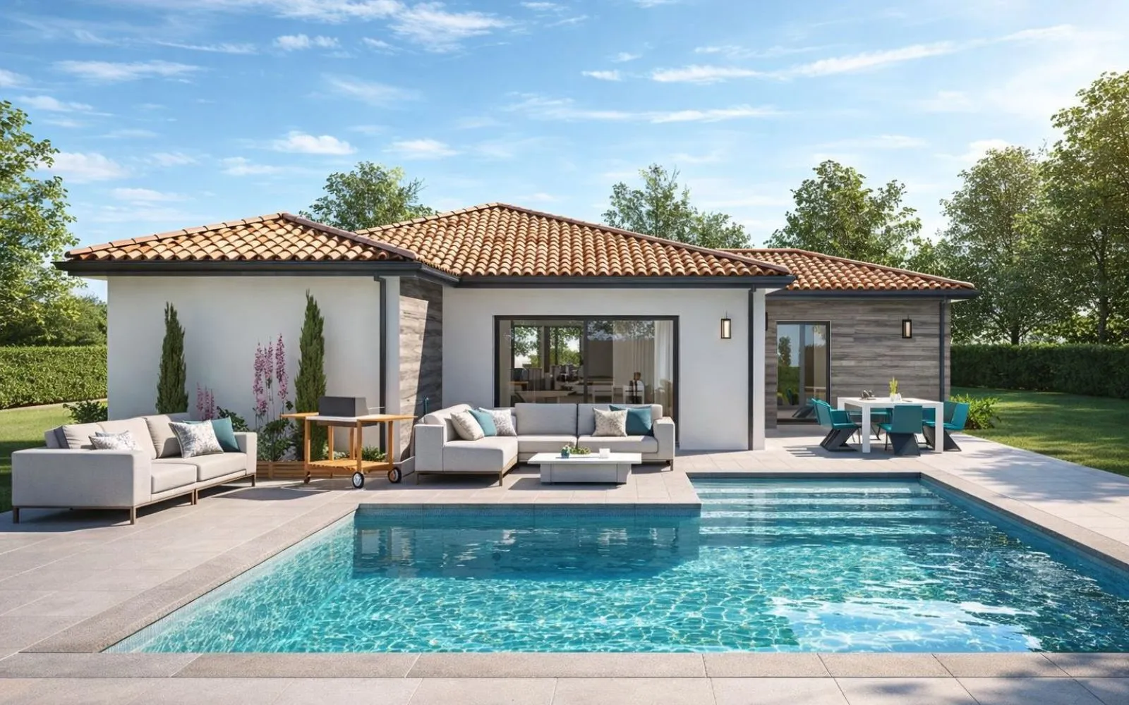 Projet de construction d'une maison 119 m² avec terrain à BESSIERES (31) à Bessières — photo 1