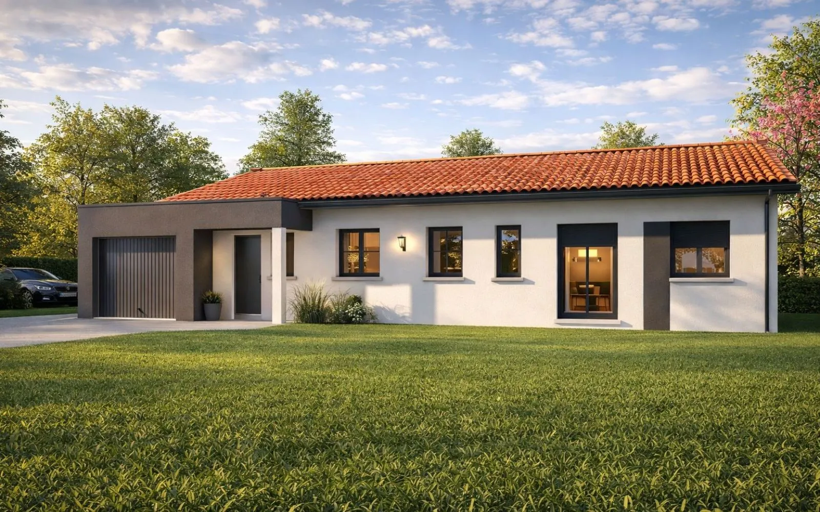 Projet de construction d'une maison 100 m² avec terrain à ROQUESERIERE (31) à Roquesérière — photo 2