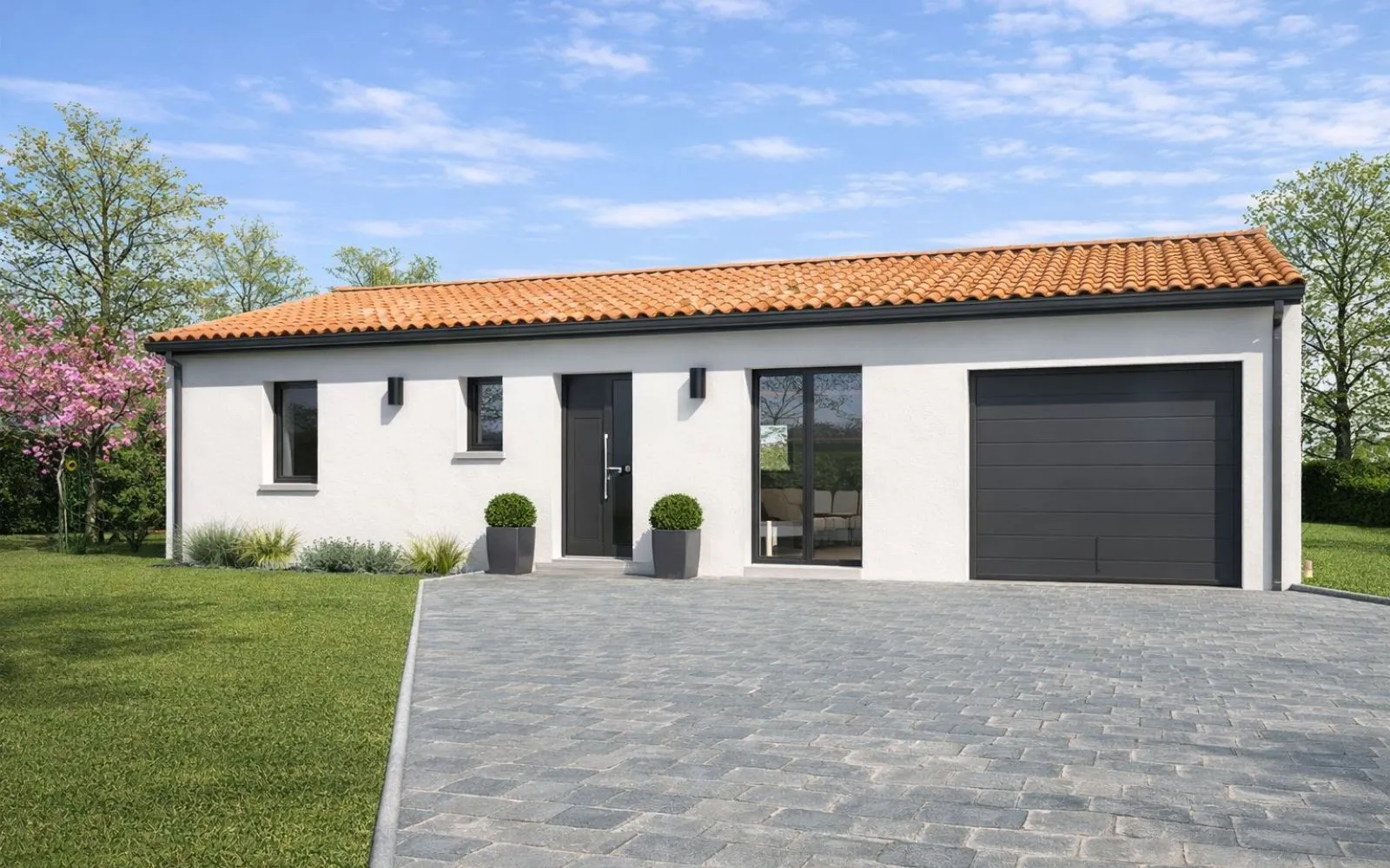 Projet de construction d'une maison 72 m² avec terrain à ROQUESERIERE (31) à Roquesérière — photo 1