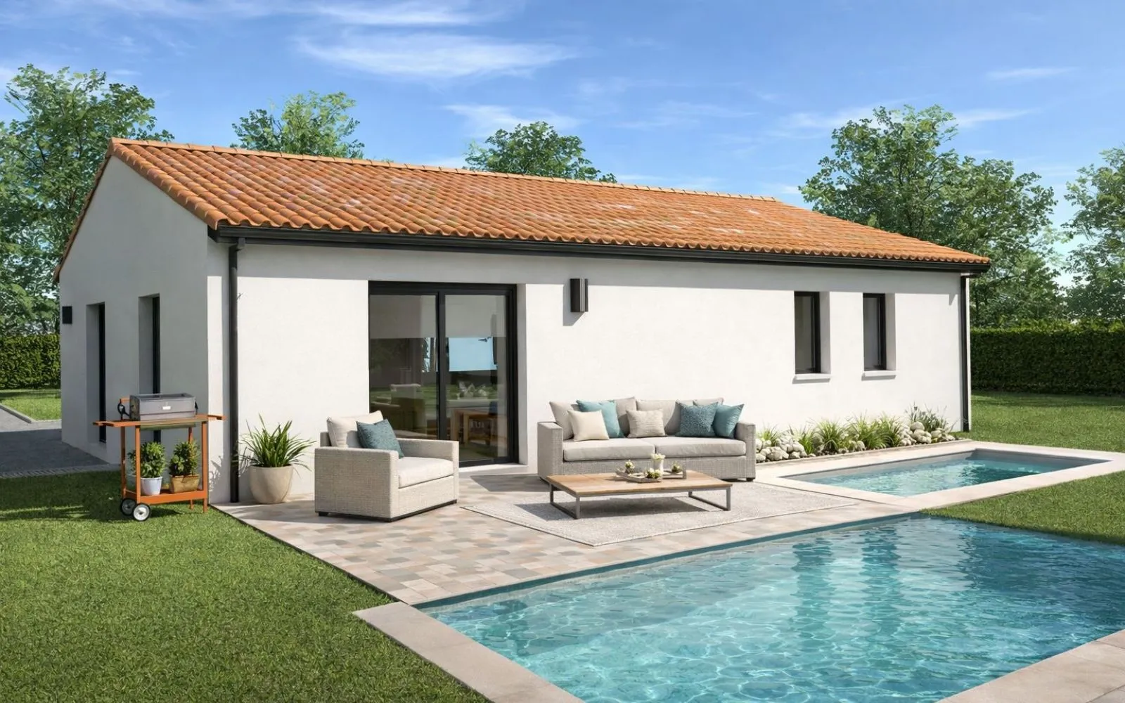 Projet de construction d'une maison 100 m² avec terrain à ROQUESERIERE (31) à Roquesérière — photo 5