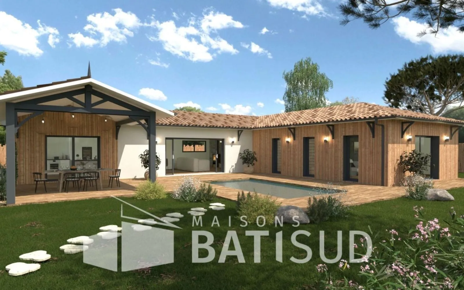 BISCARROSSE Magnifique maison 160M² habitable + terrasse couverte + garage 25M² à Biscarrosse — photo 1